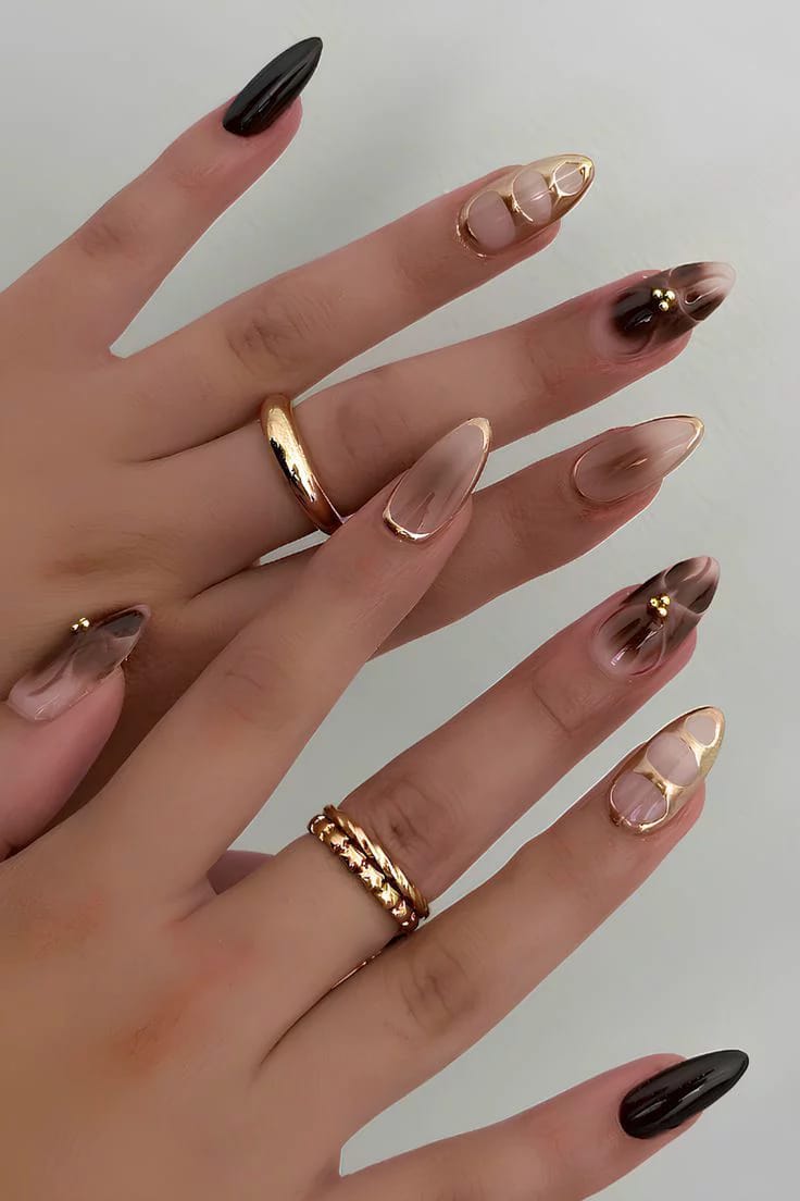 Diamond Sparkle luxury nail art